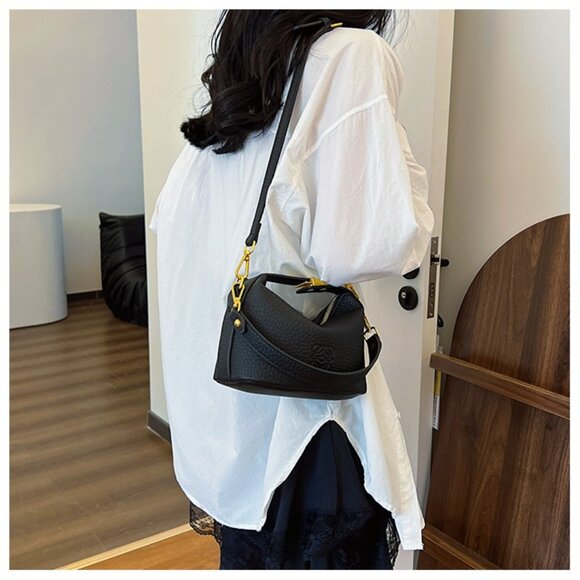 Chic Mini Boston Bag Top Handle Crossbody/Multiple colors available - Picture 5 of 14